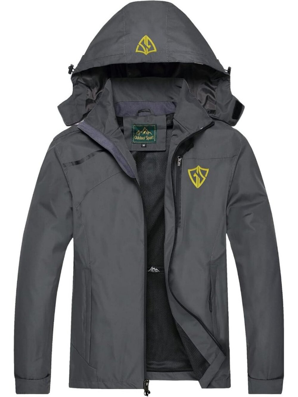 Lightweight Waterproof Windbreaker Jacket for Men | Hooded Mountain Sport Coat